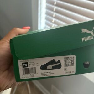 Puma Green Shoe Box with White Logo
